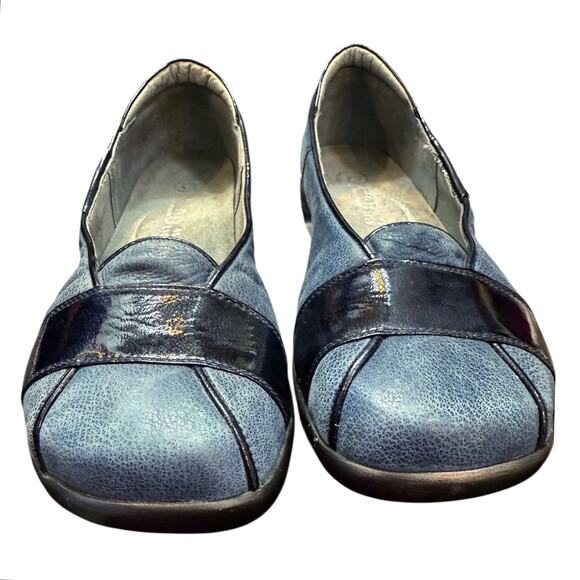 Naot Architect Indigo Blue Wave Shoes Ballet Flats Loafers EU 41 US 10-10.5 EUC - Picture 7 of 12